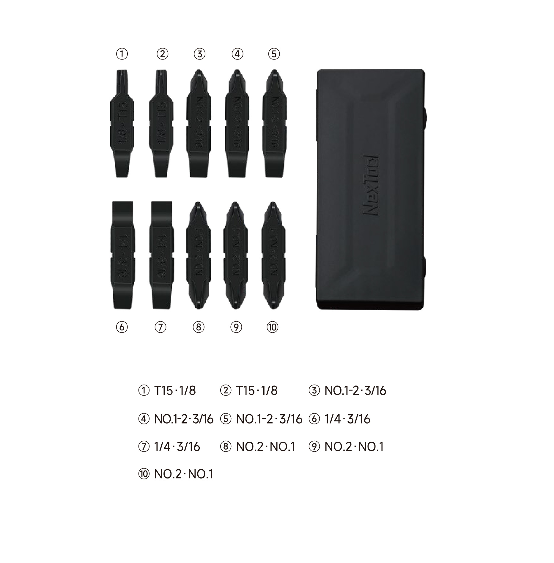NexTool E20 Feature Diagram